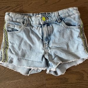 Zara girls jean shorts - size 9